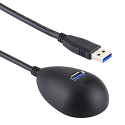 Avis Wewoo Câble AVM USB 3.0 Mâle à femelle Extension de données Sync de charge d'alimentation Support de socle de base de bureau, Longueur du câble: 80cm