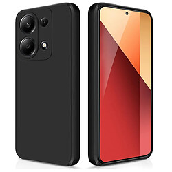 Htdmobiles Coque pour Xiaomi Redmi Note 13 Pro 4G / Poco M6 Pro 4G - housse etui silicone gel fine + film ecran - NOIR