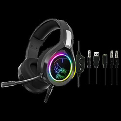 Acheter Spirit of Gamer CLAVIER semi mécanique Noir sans fil WIRELESS RGB PRO + SOURIS sans fil RF 2.4 GHz RGB Rainbow 4800dpi + Casque Gamer Multiplateform