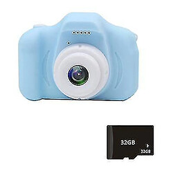 Universal X2S Mini Kids Camera 2 pouces Affichage de couleur HD RECHARGable MINI CAME CAMERIMIM¼ .BLUEï¼ ‰