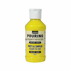 Pebeo Peinture pouring acrylique brillante - Jaune - 118 ml