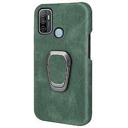 Coque en TPU + PU anti-chocs avec béquille, vert pour votre Oppo A53(2020)/A32 (2020)