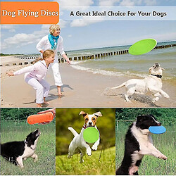 Jouet Disque volant pour chien en caoutchouc souple, interactif et léger