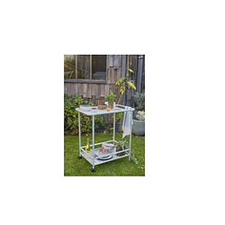 Avis Desserte de jardin 61 x 42cm blanc - GS163C - LIVOO