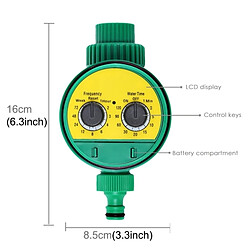 Acheter Wewoo Jardin Électronique Minuterie Numérique Solénoïde Valve Intelligent Irrigation Arroseur Contrôleur Eau Programmes Système