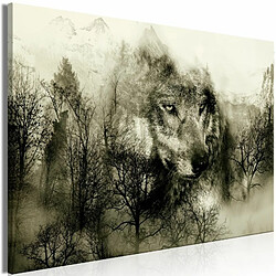 Paris Prix Tableau Imprimé Mountain Predator Wide Beige 60 x 90 cm