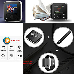 Avis Lecteur Audio Bluetooth 4.2 Mp3 Mp4 Enceintes Intégré Radio Fm Voice Record_8Go