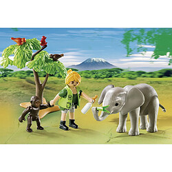 Playmobil® Playmobil 5628 : Wild Life : Valisette vétérinaire avec éléphanteau