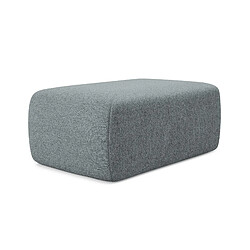 Pouf Makamii NANEA chenille - jeans