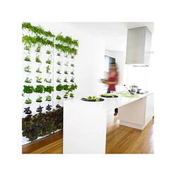 Avis Minigarden Vertical Kitchen Garden - Kit de Jardin Végétal Vertical Blanc à 8 niveaux + kit d'irrigation - 24 modules