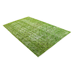 Avis Vidal Tapis de laine 262x157 vert Ultra Vintage