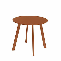 BigBuy Home Table Marzia Terre cuite Acier 50 x 50 x 44 cm