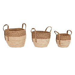 Set de basket DKD Home Decor Fibre (38 x 38 x 33 cm)