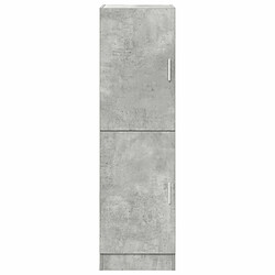 Avis vidaXL Armoire de cuisine gris béton 38x41,5x131,5 cm bois ingénierie