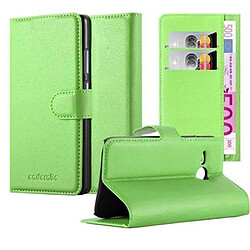 Cadorabo Coque HTC ONE M8 MINI Etui en Vert