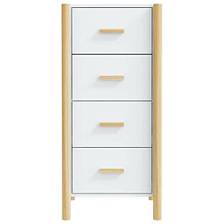 Acheter vidaXL Buffet haut Blanc 42x38x90 cm Bois d'ingénierie