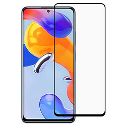 Htdmobiles Verre trempe pour Xiaomi Redmi Note 11 Pro 4G / 5G / Note 11 Pro+ Plus / Poco X4 Pro / Poco F4 / Poco F4 GT - film de protection incurve integral - NOIR