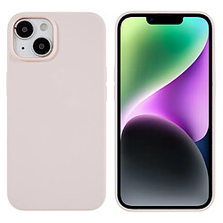 Coque en silicone magnétique, anti-chute, anti-rayures pour votre iPhone 14 Plus - rose