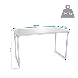 Acheter Bureau WORKSPACE II 120 x 60 blanc hjh OFFICE