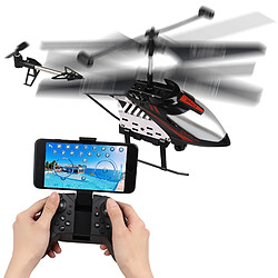 Universal Mini RC drone jouet RC hélicoptère 720p HD caméra wifi antenne photographie hélicoptère quadricoptère pliable drone jouet | RC quadricoptère(Le noir)