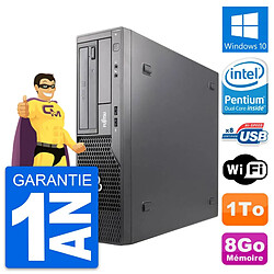 PC Fujitsu Esprimo E500 DT Intel G630 RAM 8Go Disque Dur 1To Windows 10 Wifi - Occasion