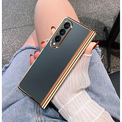 Acheter Coque pour Samsung Z Fold 4 Intégrale Dos Transparent Bord Rose Gold Forcell