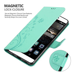 Cadorabo Coque Huawei P8 Etui en Turquoise pas cher