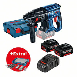 Set professional BOSCH Perforateur GBH 18 V-20 + 2 batteries 5,0 Ah dans L-BOXX + set daccessoires 68 pièces dans i-BOXX + i-Rack - 0615990k26 