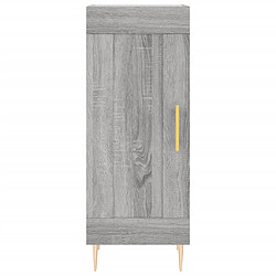 Acheter vidaXL Buffet Sonoma gris 34,5x34x90 cm Bois d'ingénierie