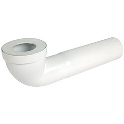 pipe longue pour wc - diamètre 93 mm - longueur 400 mm - nicoll ctw5540