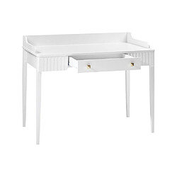 Acheter Bureau console avec 1 tiroir - MDF - Blanc mat - RENEVI de Pascal Morabito