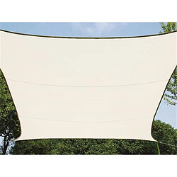 Perel Voile Solaire - Rectangulaire - 4 X 3 M - Couleur : Crème