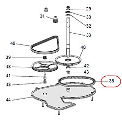 DeLonghi COURROIE REP 38