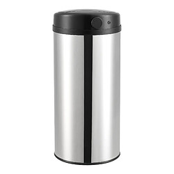 Poubelle à Capteur Acier Inox 42 Litres Argenté [en.casa] pas cher