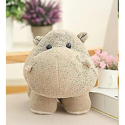 Avis Universal 20 cm Mini Head Hippo Elephant En peluche jouet doux Cartoon Animal Hippopotamus Poll en peluche mignon ¼grayï¼ ‰