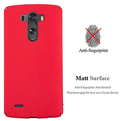 Avis Cadorabo Coque LG G3 Etui en Rouge