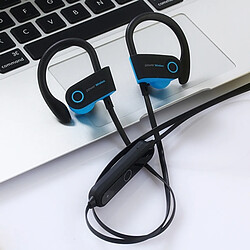 Wewoo Oreillette Bluetooth noir pour iPhone, Galaxy, , Xiaomi, LG, HTC et autres téléphones intelligents G5 Wireless Headset V4.2 Écouteurs intra-auriculaires stéréo avec micro + bleu,