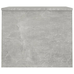 Maison Chic Tabls basse,Table Console pour salon Gris béton 80x50,5x41,5 cm Bois d'ingénierie -MN74707 pas cher