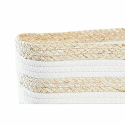 Avis Panier DKD Home Decor Fibre (28 x 20 x 18 cm)