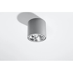 Sollux Downlights à encastrer ronds gris clair GU10