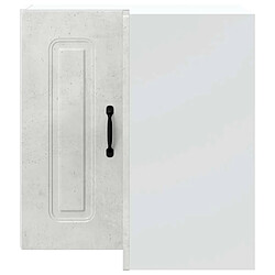 Avis vidaXL Armoire murale d'angle de cuisine Kalmar gris béton