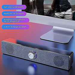 Universal Home Theatre Hifi Hifi Portable Wired Wireless Bluetooth Endeurs Bass Bass Sound Phone | Subwoofer (noir)