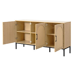 Avis Bestmobilier Nagato - buffet bas - bois - 150 cm