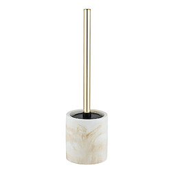 WENKO Brosse WC design marbre Odos - Blanc