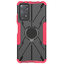 Coque en TPU anti-chute avec béquille pour votre Xiaomi Redmi Note 11 Pro 4G (Mediatek)/Pro 5G (Qualcomm) - rose