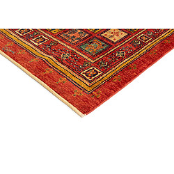 Avis Vidal Tapis de laine 169x106 rouge Kashkuli