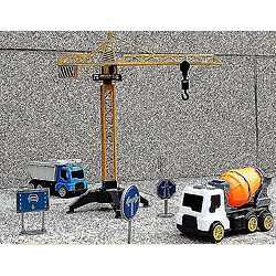 Universal Simulation Construction Truck Crane Tower Touet Set Fire Truck Model Toy (Engineering)