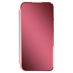 Avizar Étui Clear View iPhone 13 Pro avec Clapet Miroir Support Vidéo rose