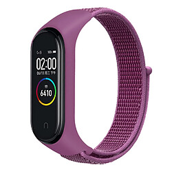 Bracelet en nylon réglable pour votre Xiaomi Mi Band 3/4/5/6/7 - Pitaya rouge