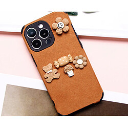 C12 Back Cover Couverture de téléphone portable Protection Soft Shell Dessin animé 3D Capuche de protection anti-chute pour iPhone 12 Case